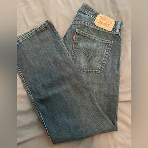 Levi 514 Dark Blue Jeans 31x30